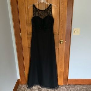 Impressions SZ 12 black formal dress.